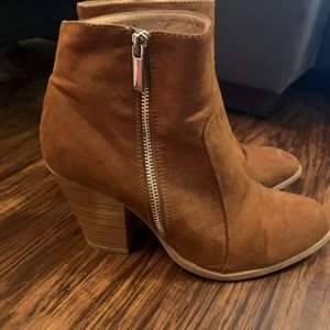 Chestnut Brown Booties